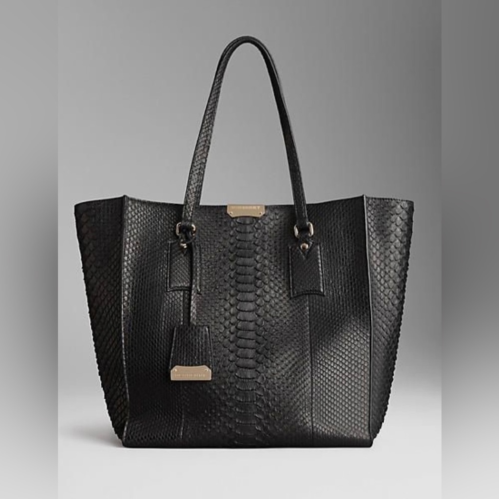 Limited Edition Burberry Python Tote - Picture 1 of 10